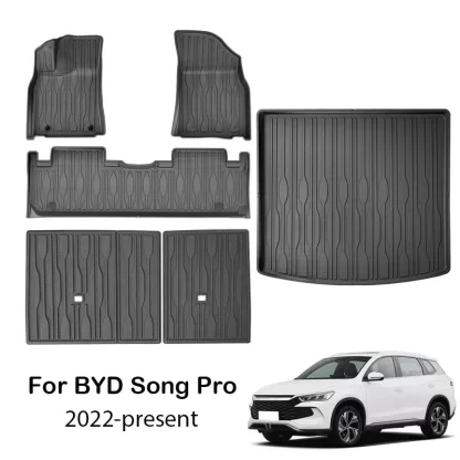 TPE Car Floor Mats For BYD Song Pro Dmi 2024 2025